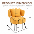 Decorative Armchair With Spring Seat Cushion
