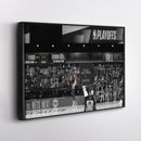 Luka Doncic Canvas Art – Mavericks Buzzer Beater Decor