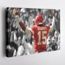 Patrick Mahomes Canvas Art – Touchdown NFL Wall Decor
