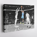 Tyler Herro Canvas Art – Clutch Shot Basketball Decor