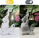 Solar Garden Statue 10 Inch Elephant Decor for Outside Yard Decoration Outdoor Unique Housewarming Gardening Birthday Gifts for Women Grandma by GreenHaven Gardens