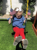 American Flags on Stick - Handheld Spearhead US Flag for 4th of July, Memorial Day Event Decorations - Patriotic Decor for Indoors & Yard - Wooden Stick, Cotton Fabric - (4"X6" - 50 Pack) by GreenHaven Gardens