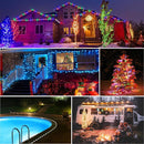 33FT Solar Rope Lights Outdoor Waterproof, 18 Colors Changing Fairy String Light USB & Solar Powered with Remote, 100 LEDs Multicolor Trampoline Light Rope Lighting for Outside Christmas Party by TinyTreasures Baby Boutique