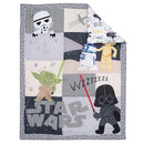 Lambs & Ivy Star Wars Classic 3-Piece Baby Crib Bedding Set - Yoda/Darth Vader by TinyTreasures Baby Boutique