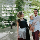 Nalakai Ring Sling Baby Carrier, Soft Linen Baby Sling, Baby Wrap, Comfort, Style, and Giving Back - Carry Your Little One with Love by TinyTreasures Baby Boutique