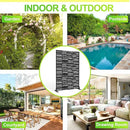Outdoor Privacy Screen,72" H×47" W Metal Privacy Screen, Freestanding Privacy Fence Panels for Patio by GreenHaven Gardens