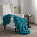 Bedsure GentleSoft Fluffy Turquoise Teal Throw Blanket, Teal Decor Cozy Gifts for Women Men, Soft Fuzzy Sherpa Fleece Plush Thick Warm Faux Fur Throws for Couch, Aqua Blanket Gifts for Mom, 50x60 by CozyNest Decor