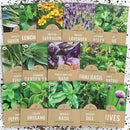 Organic Herb Seeds Variety Pack - 16 Individual Packs - 2025 Season - Basil, Cilantro, Dill, Thyme, Parsley and More! for Indoor & Outdoor Planting (Non-GMO, Certified Organic) by GreenHaven Gardens