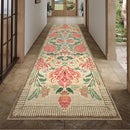 GarveeHome Floral 2x6 Washable Kitchen Runner Rugs Non Slip Camel Taupe Brown Vintage Boho Cottage Long Rug for Hallways Bedroom Entryway Bathroom Mat with Rubber Back by TinyTreasures Baby Boutique