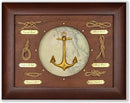 SAILINGSTORY Nautical Wall Decor Knot Board Frame Maritime Decor Coastal Anchor Decor by CozyNest Decor