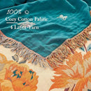 Boho Throw Blanket for Bed, 100% Cotton Soft Rustic Quilt Fall Blanket, 90"x98" Floral Printed Farmhouse Decor Bed Blankets, All Season Rustic Reversible Bohemian Throw Quilt by CozyNest Decor