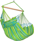 LA SIESTA® Large Comfort Domingo Hammock Chair Swing & Tree Mount Kit - Suspension Kit for Trees Beams Posts - Weatherproof, Outdoor Indoor Hammock Swing - Hanging Chair for Bedroom Patio - Lime by GreenHaven Gardens