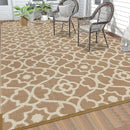 HEBE Outdoor Rug Waterproof 5x8, Plastic Straw Rug Camping Rug, Reversible Outdoor Patio Rugs RV Mat Clearance, Indoor Outside Floor Carpet for Porch,Deck,Camper,Balcony,Backyard by GreenHaven Gardens