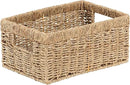 CENBOSS Wicker Baskets (Medium, Seagrass, 1PC) Rattan Storage Baskets for Shelves, Woven Seagrass Holder by CozyNest Decor