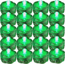 Bright LED Floral Tea Light Submersible Lights for Party Wedding (Green, 60 Pack) by GreenHaven Gardens