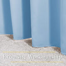 NICETOWN Blackout Room Divider Curtains 118 inches Long, Grommet Thermal Window Treatments Sound Reducing Drapes for Sliding Glass Door, Blue, W66 x L118, 2 Pieces by TinyTreasures Baby Boutique
