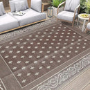 Pauwer 9'x12' Reversible Outdoor Rug, Waterproof Plastic Straw Area Rug for Patios, RV Mat, Camping, Picnic, Beach, Balcony, Pet Friendly, Lightweight by GreenHaven Gardens