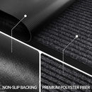 Front Door Mat, Heavy Duty Indoor Outdoor Entrance Door Mat, 72" x 36" Commercial Door Mats for Entryway, Durable Non-Slip Rubber Backing, Low-Profile Welcome Mats for Entry, Gray by GreenHaven Gardens