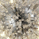 Dandelion Crystal Chandelier with Chrome, Modern Large Sputnik Hanging Lamp, Sunflower Beaded Pendant Light Fixtures High Ceiling for Living Room Bedroom Dining Room (Chrome 16Lights) by CozyNest Decor