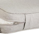 Classic Accessories Montlake Water-Resistant 21 x 22 x 4 Inch Patio Lounge Back Cushion, Heather Grey, Outdoor Loveseat Cushions by GreenHaven Gardens