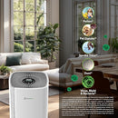 Air Purifiers for Home, Large Room Covers 1500 Ft², H13 Medical Grade True HEPA Air Filter, Ideal for Allergies, Cat, Dog, Pet, Hair, Pollen, Smoke, Dust, Bedroom Air Filter, WiFi, InvisiClean Bella by TinyTreasures Baby Boutique