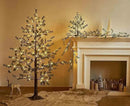 Birchlitland Lighted Pine Garland Battery Operated with Timer 6FT 48 LED Fairy Lights, Christmas Garland with Lights Wall Patio Wedding and Holiday Decor by CozyNest Decor