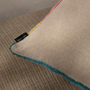 Tuffting Embroidery Decorative Throw Pillow Cover, 18 x 18 inches (Multi) by CozyNest Decor