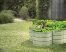 Galvanized Raised Garden Beds Outdoor // 3×3×1 ft Planter Raised Beds for Gardening, Vegetables, Flowers // Large Metal Garden Box (Silver) // Patented Tool-Free Design by GreenHaven Gardens