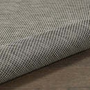 Nourison Home Positano Charcoal 8' x 10' Area Rug, Modern, Solid, Indoor/Outdoor, Easy Cleaning, Non Shedding, Bed Room, Living Room, Deck, Backyard by GreenHaven Gardens