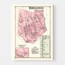 Vintage Map of Middlefield, Massachusetts 1873