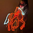 Horse Neon Sign, Neon Metal Wall Art