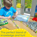 Thames & Kosmos Roller Coaster Engineering STEM Kit | Design, Build, Experiment w/ Working Roller Coaster Models | Explore Physics, Forces, Motion, Energy, Velocity & More | Solve Building Challenges by TinyTreasures Baby Boutique