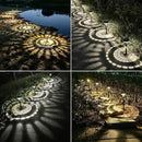 Bright Solar Pathway Lights 8 Pack, Warm White + Cool White LED Outdoor IP67 Waterproof Solar Powered Garden Lights for Walkway Yard Backyard Lawn Landscape Lighting Decor by GreenHaven Gardens