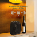 Comfort Zone Indoor Space Heater with Adjustable Thermostat, Fan Forced, Electric, Overheat Protection, Safety Tip-Over Switch, Energy Efficient, Ideal for Home, Bedroom, & Office, 1,500W, CZ45EBK by CozyNest Decor