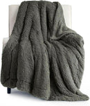 Bedsure GentleSoft Fluffy Olive Green Throw Blanket, Moss Green Decor Cozy Gifts for Women, Men, Soft Fleece Fuzzy Sherpa Plush Warm Thick Faux Fur Throw Blanket for Couch, House, 50x60 by CozyNest Decor