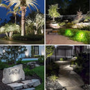 APONUO Solar Spot Lights Outdoor 4-in-1 Solar Landscape Lighting Dusk to Dawn Solar Uplights IP65 Waterproof 9.8ft Cable Outdoor Spot Lights for Yard Pathway Garden Tree Decoration (Cool White) by GreenHaven Gardens