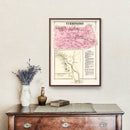 Vintage Map of Cummington, Massachusetts 1873
