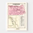 Vintage Map of Cummington, Massachusetts 1873