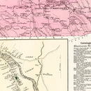 Vintage Map of Cummington, Massachusetts 1873