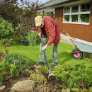 Garden Hoe - Adjustable Scuffle Hoe for Weeding Gardening Loosening Soil- Heavy Duty Hula Hoes with Long Handle - Stirrup Hoes, Garden Tools for Women Men (30-61in) by GreenHaven Gardens