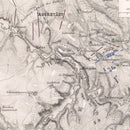 Vintage Map of the Battle of Auerstadt, 1806