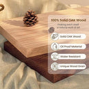 Fun Memories Solid Oak Wood Floating Shelves, 9.3 Inch Deep Natural Wood Shelf with Invisible Heavy Duty Bracket for Bathroom Bedroom Kitchen - 48inch Set of 1, Natural by CozyNest Decor