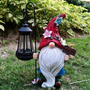 Solar Garden Gnomes Statue with Succulent and 4 LED Lights - Solar Lantern Gnomes Decorations for Yard Outdoor gnome Decorations for Garden, Patio Gnome Gifts for Mom by CozyNest Decor