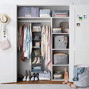 Amazon Basics 6-Tier Hanging Closet Shelf Organizer With Pockets, 8.5" D x 12" W x 9" H, Grey by CozyNest Decor