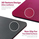 Extra Thick Exercise Yoga Mat with Strap - 2/5 Inch (10MM), Non-Slip Workout Mat for Yoga, Pilates, and Floor Exercises by TinyTreasures Baby Boutique