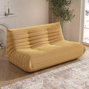 Bean Bag Chair, Loveseat Fireside Chair Bean Bag Sofa Large Bean Bag Chair for Adults, 2 Seater Bean Bag Chairs for Teens with High Density Comfortable Foam, Bean Bag for Living Room, Bedroom (Yellow) by CozyNest Decor