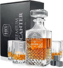 Luxury Gift For Men - Best Dad Ever - Unique Engraved Whiskey Decanter Set For Beloved Dad Christmas or Birthday Gift – 4 Whiskey Glasses And Decanter Set Is a Great Gift Idea for Whisky, Bourbon by CozyNest Decor
