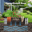 Galvanized Metal Planter Raised Garden Bed Kit for Gardening Outdoor，4x2x1ft Planter Grow Garden Box Raised Flower Bed，Long Vegetable Clearance Herb Raised Garden Beds for Gardening White by GreenHaven Gardens