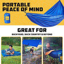 Wise Owl Outfitters Camping Hammock – 500lbs Portable Hammock with Tree Straps - Travel, Backpacking, Hiking, Outdoors Camping Gear - Single or Double by GreenHaven Gardens