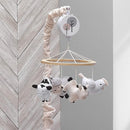 Lambs & Ivy Baby Farm Animals Musical Baby Crib Mobile Soother Toy by TinyTreasures Baby Boutique
